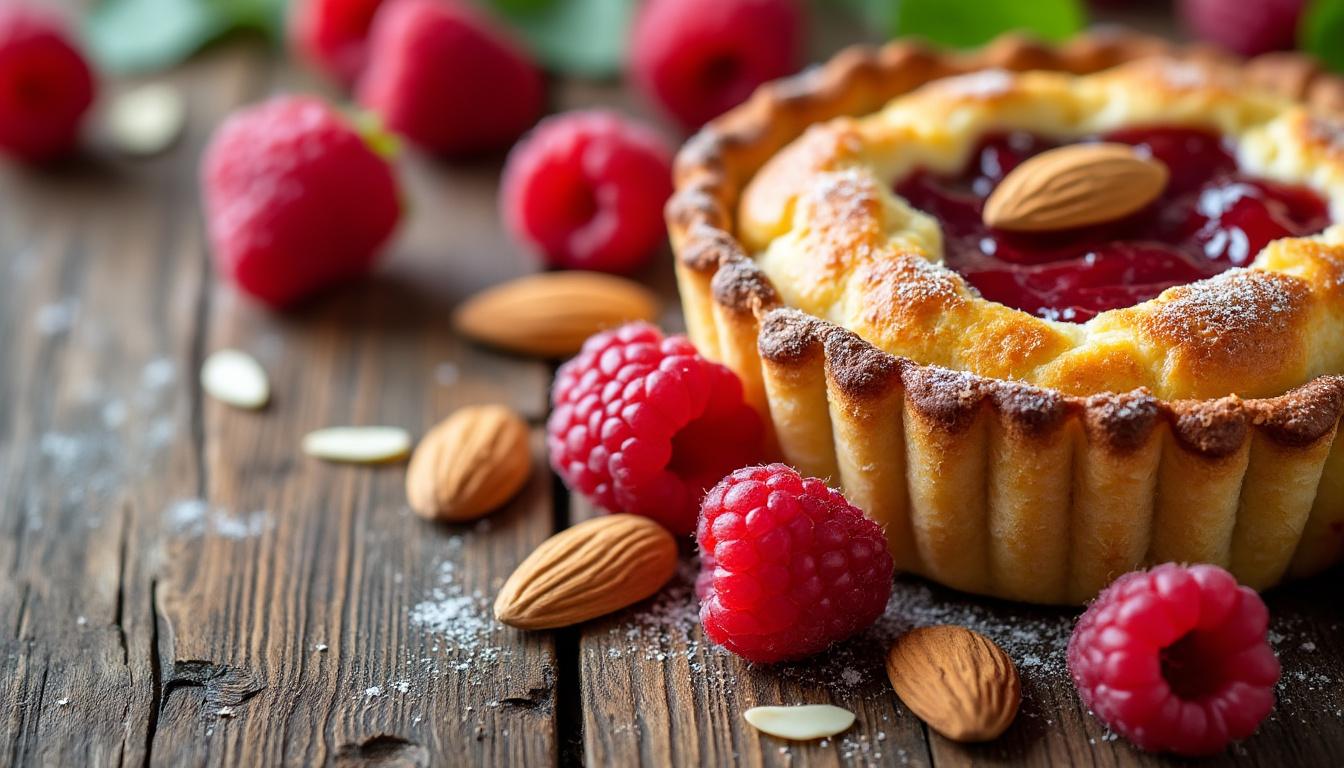 découvrez la recette traditionnelle de la bakewell tart et toutes les astuces pour réussir ce délicieux dessert anglais à la pâte croustillante, garnie de confiture et de frangipane. suivez nos conseils pas à pas !