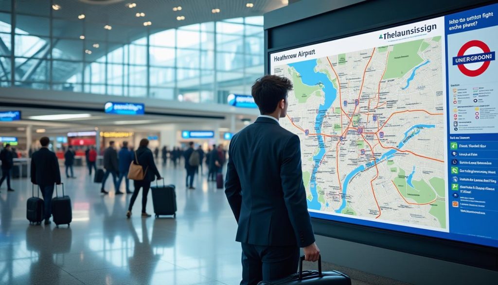 découvrez toutes les options pratiques pour rejoindre rapidement et simplement le centre de londres depuis l'aéroport de heathrow : train, métro, taxi et conseils pour un trajet sans stress.