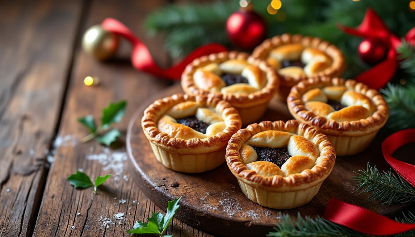 découvrez l’histoire fascinante et les secrets des mince pies, ces délicieuses pâtisseries anglaises traditionnelles, incontournables pendant les fêtes de noël.