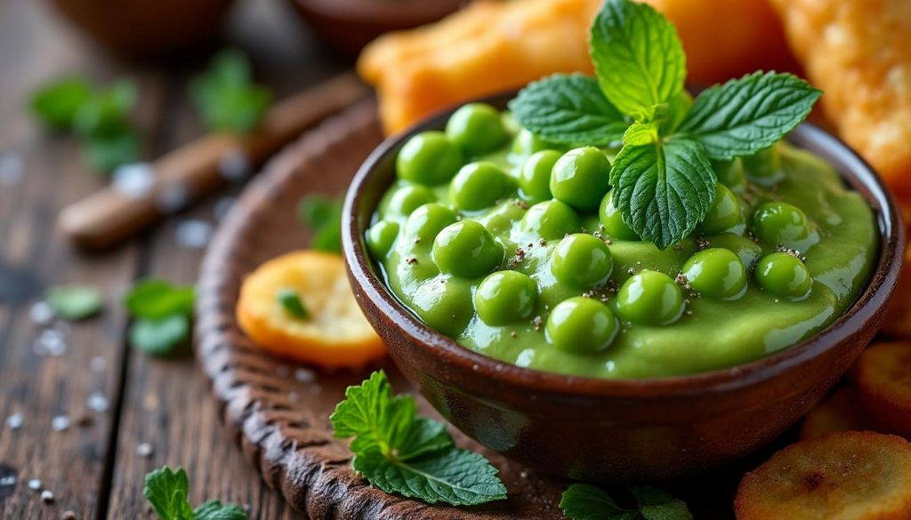 découvrez les secrets et astuces pour préparer de délicieux mushy peas, la célèbre purée de petits pois britannique, et régalez-vous avec cette recette authentique et savoureuse !