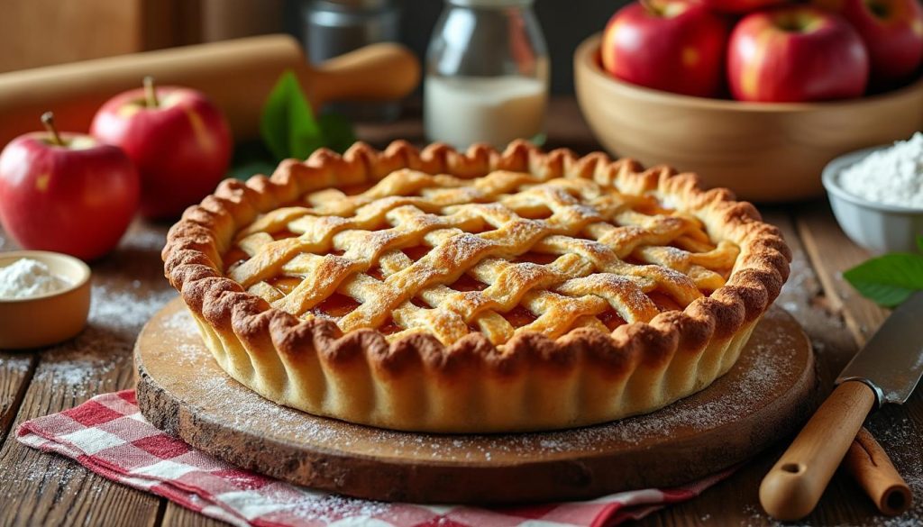 découvrez une recette facile pour préparer une apple pie maison savoureuse, avec des ingrédients simples et des étapes détaillées pour un dessert authentique et gourmand.