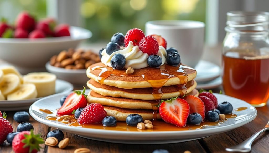 découvrez des idées gourmandes et savoureuses pour accompagner vos pancakes au petit déjeuner et rendre vos matinées encore plus délicieuses.