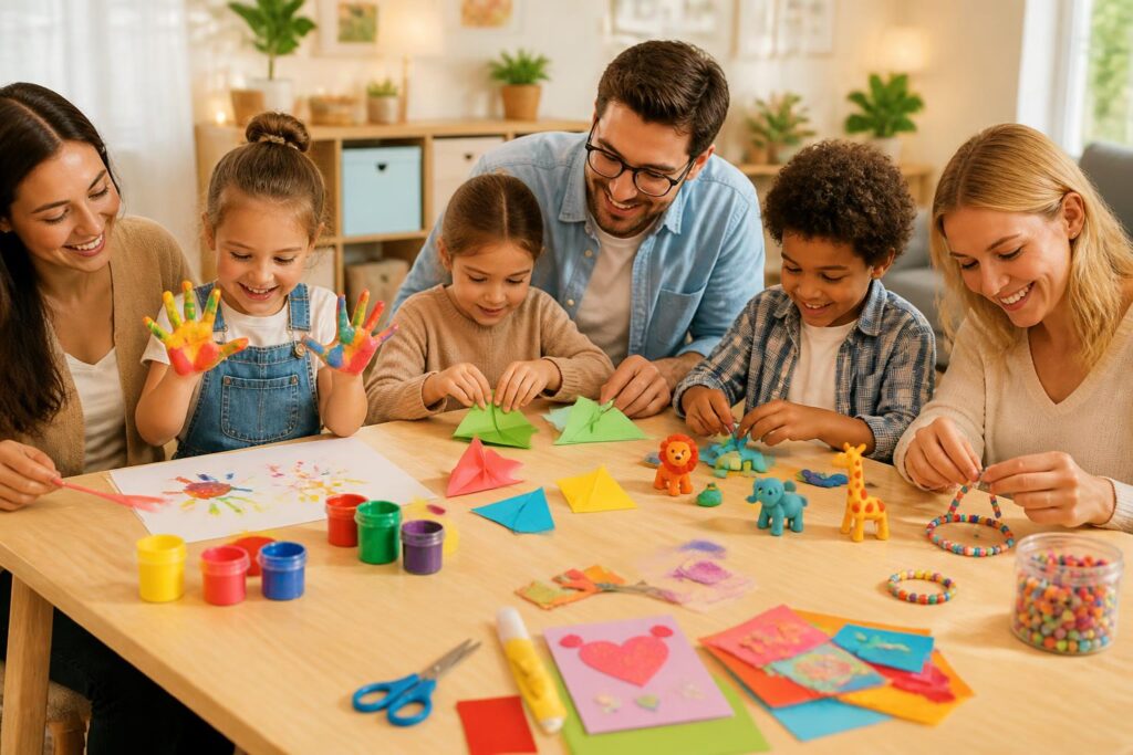 découvrez 5 idées d'activités manuelles faciles et rapides pour occuper petits et grands sans stress, parfaites pour des moments créatifs en famille.