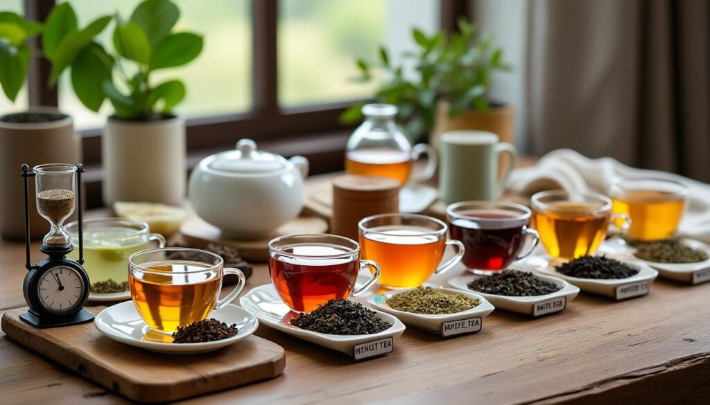 découvrez le temps d'infusion idéal pour chaque type de thé afin de révéler toute la richesse de ses arômes et obtenir la meilleure saveur possible.