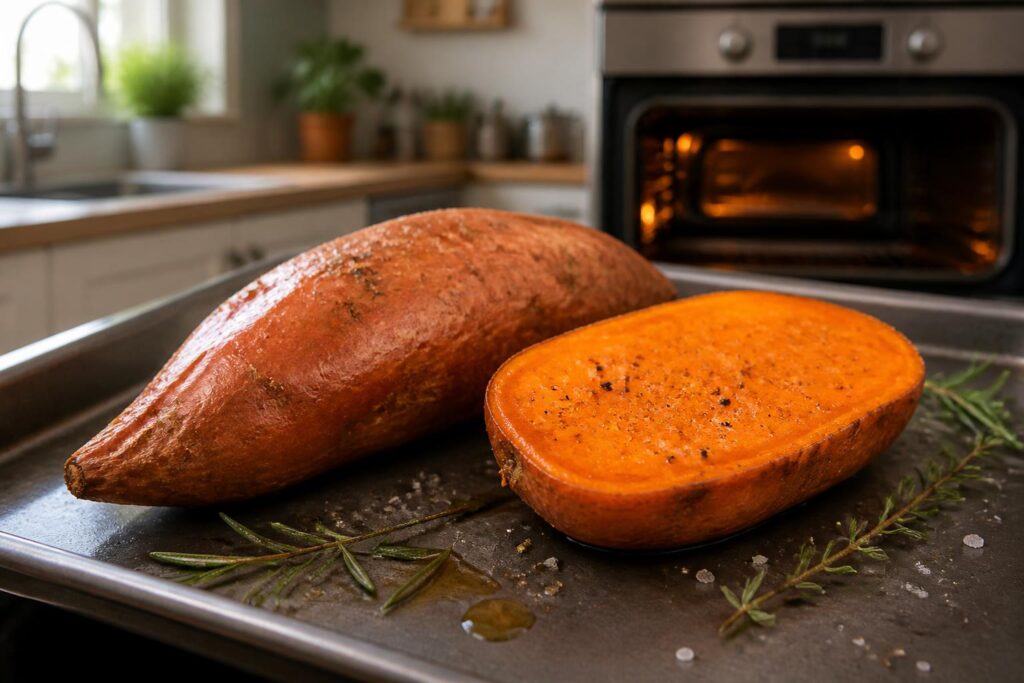découvrez nos astuces simples pour cuire la patate douce au four rapidement et savoureusement. apprenez à préparer ce légume délicieux avec des conseils pratiques pour un résultat tendre et parfumé.