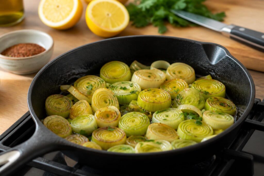 découvrez la méthode facile pour réussir des poireaux à la poêle, fondants et pleins de saveurs, idéale pour sublimer vos légumes au quotidien.