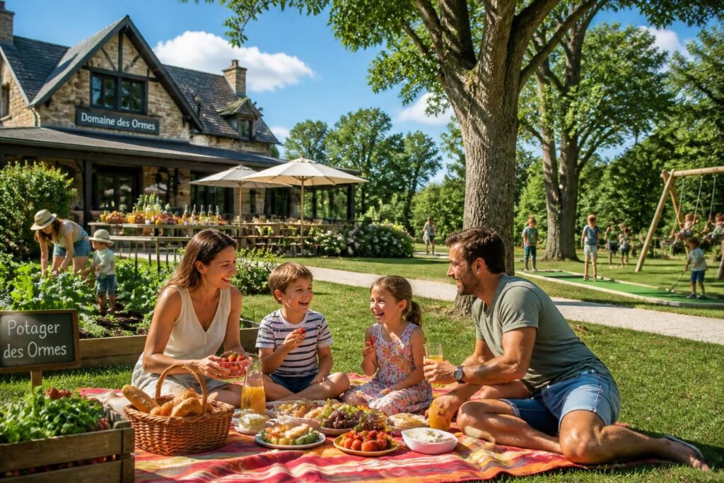 découvrez le domaine des ormes, une escapade gourmande idéale pour toute la famille avec des activités variées et un cadre convivial.