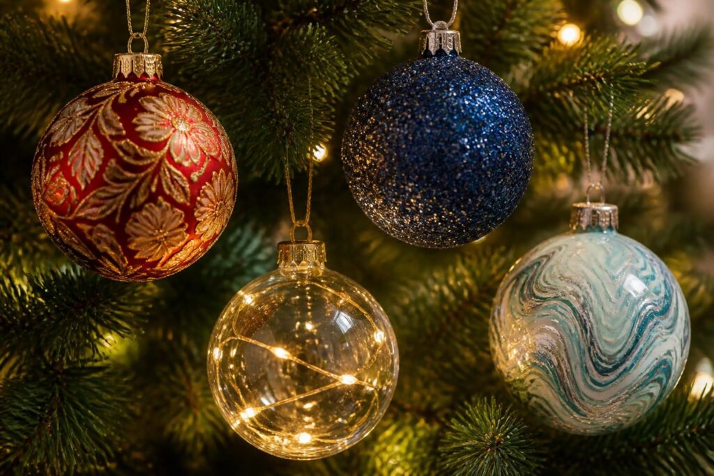 découvrez des idées créatives de dessins pour boules de noël et apportez une touche unique et élégante à la décoration de vos fêtes.