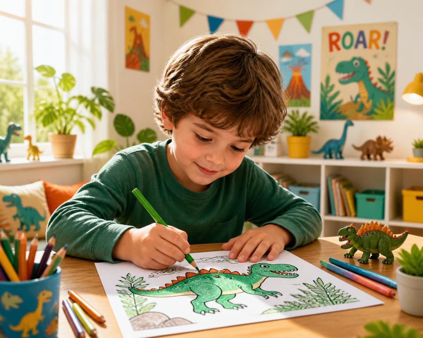 découvrez 5 astuces incontournables pour éveiller la créativité des enfants à travers le coloriage de dinosaures. une activité ludique et éducative pour petits passionnés de préhistoire.