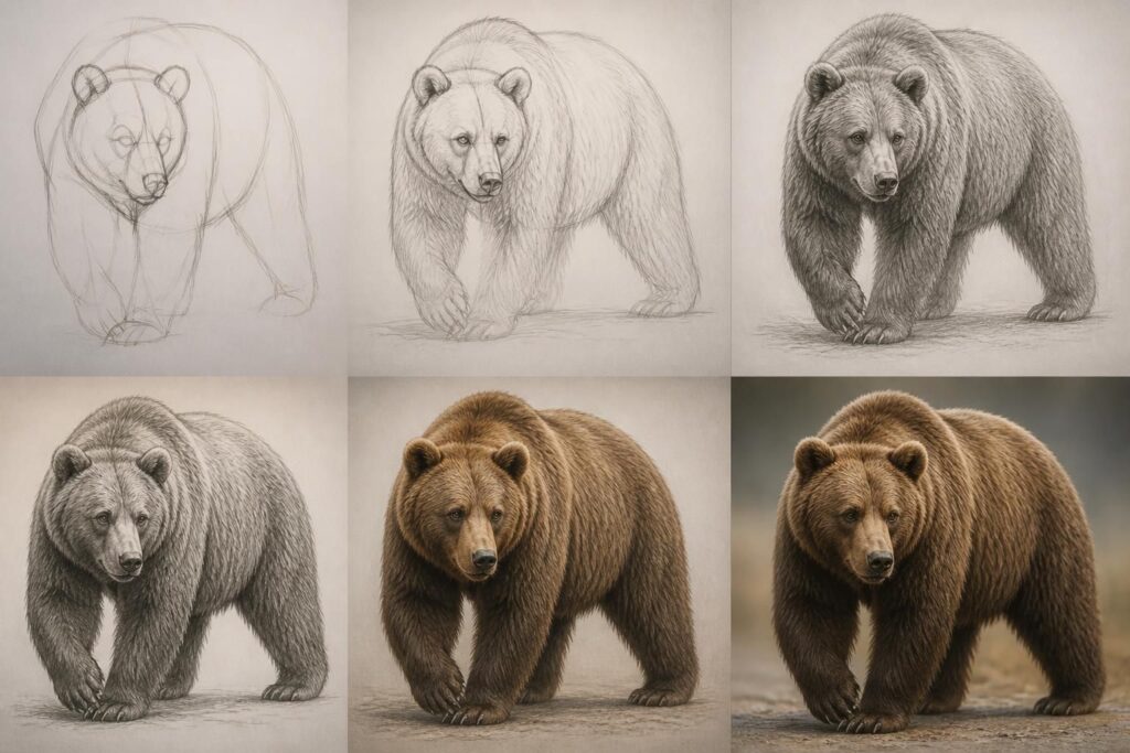 découvrez nos astuces simples et efficaces pour dessiner un ours réaliste pas à pas, même si vous débutez. suivez notre guide étape par étape pour maîtriser les techniques essentielles.