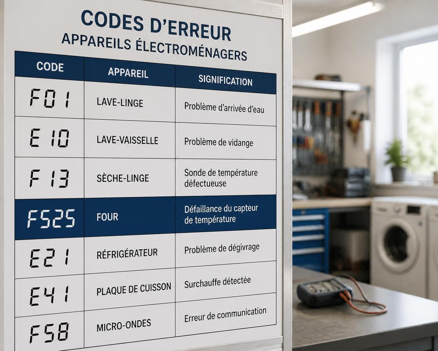 découvrez la signification du code fs25 sur vos appareils électroménagers et ce qu'il révèle sur leur état ou fonctionnement. guide pratique et explications.