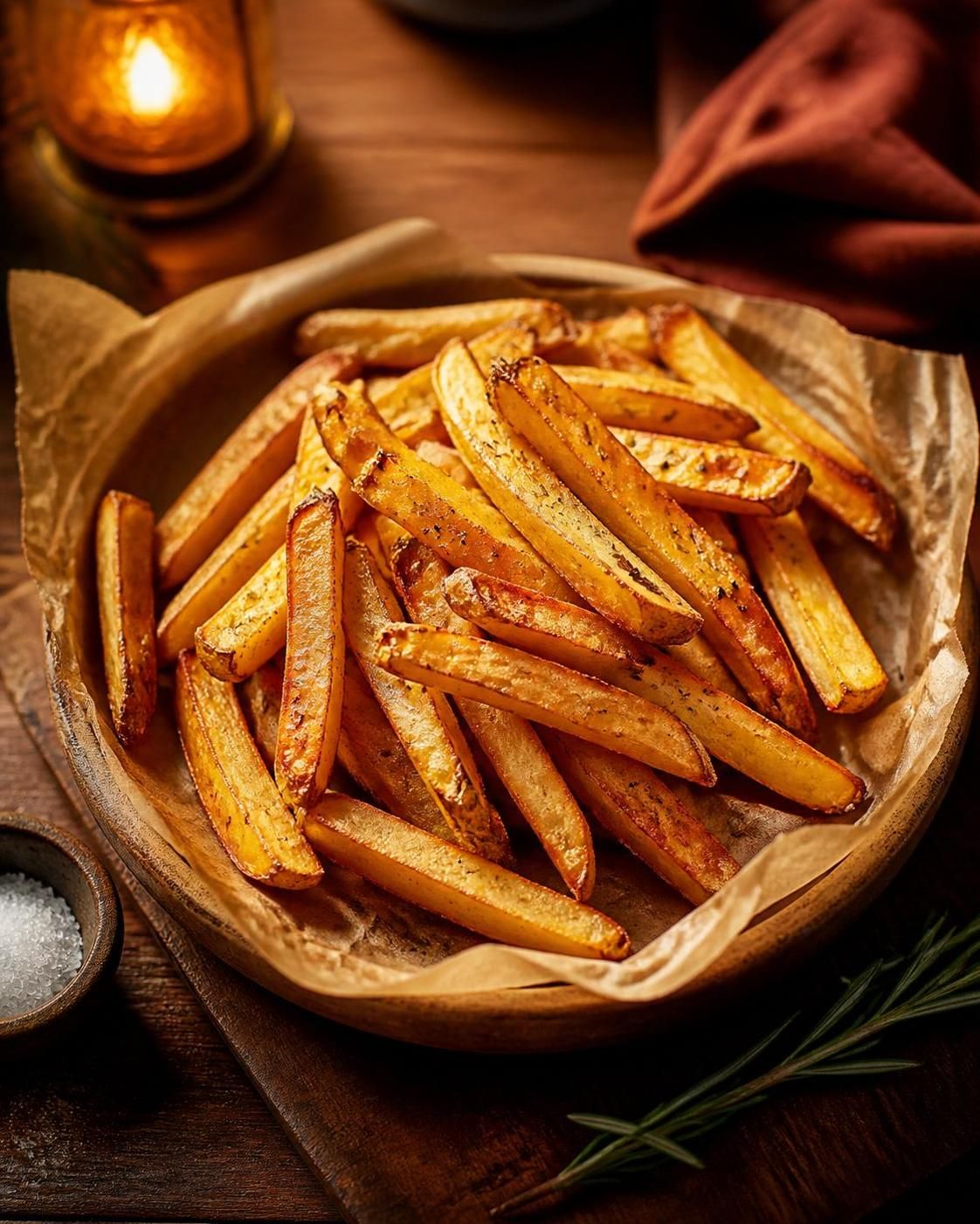 découvrez comment préparer des frites au four croustillantes et savoureuses sans utiliser d'huile grâce à une méthode simple et rapide.