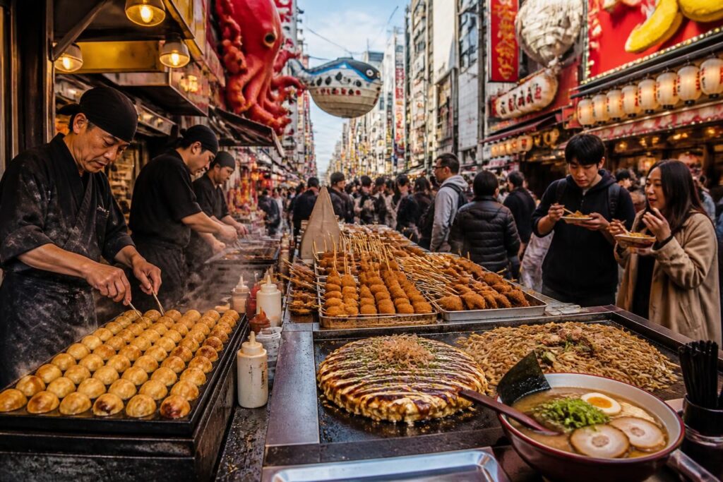 découvrez les saveurs uniques d'osaka, la capitale culinaire du japon, et explorez ses spécialités locales incontournables pour une expérience gastronomique inoubliable.