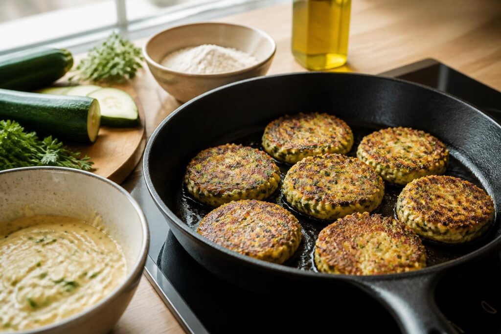 découvrez notre recette facile de beignets de courgette à la poêle pour un snack croustillant et savoureux, idéal à partager en toute simplicité.