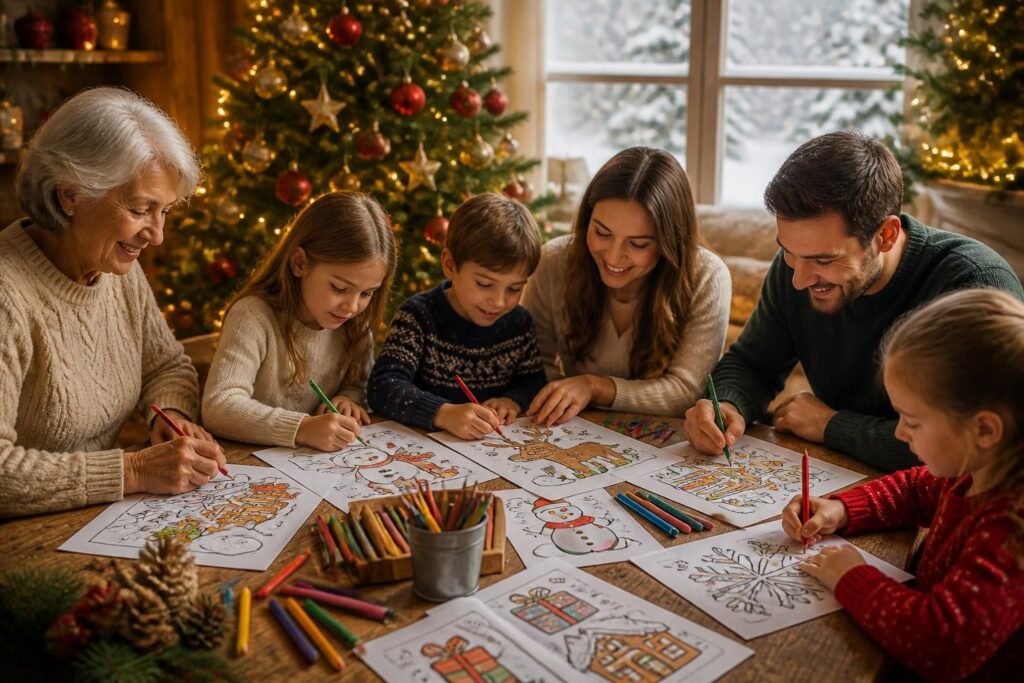 découvrez des idées de coloriage de noël pour stimuler la créativité des enfants et des adultes, avec des dessins festifs à colorier pour toute la famille.