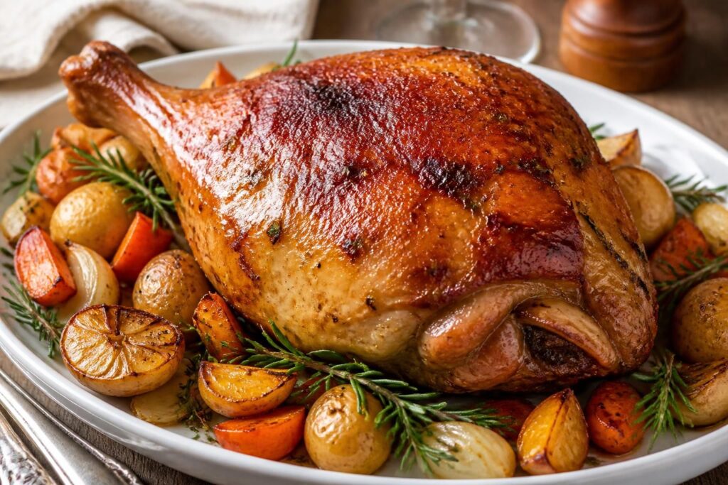 découvrez comment cuisiner une cuisse de dinde au four grâce à notre astuce simple pour obtenir une viande tendre et savoureuse à chaque fois.
