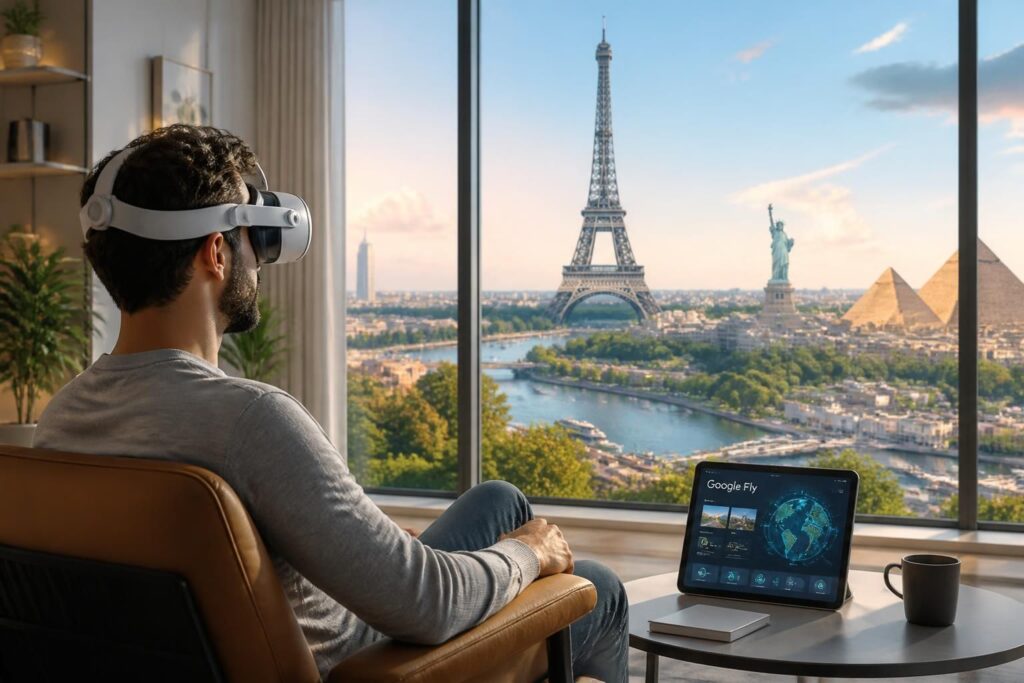 découvrez google fly, une innovation révolutionnaire qui vous permet d'explorer le monde entier confortablement depuis chez vous. plongez dans des voyages virtuels immersifs et profitez d'une expérience unique sans quitter votre salon.