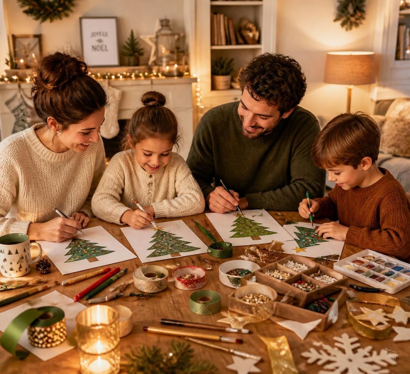découvrez des idées créatives de dessin de sapin de noël pour décorer en famille cet hiver et partager des moments chaleureux et festifs.