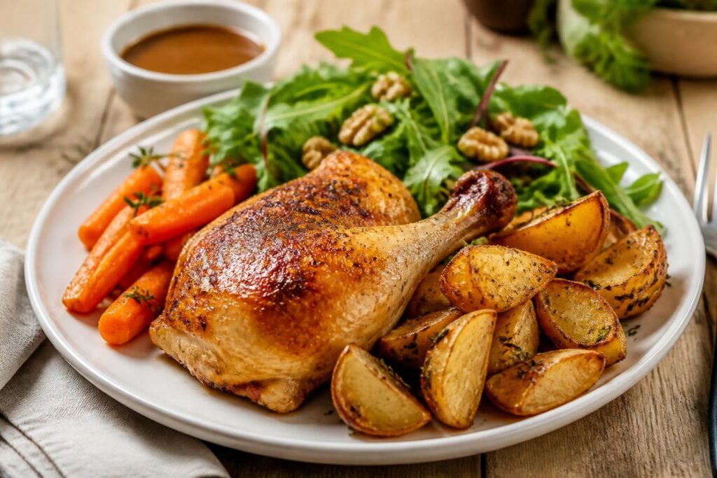 découvrez les saveurs parfaites pour accompagner un poulet rôti et sublimer ce plat classique, des herbes aromatiques aux légumes de saison.