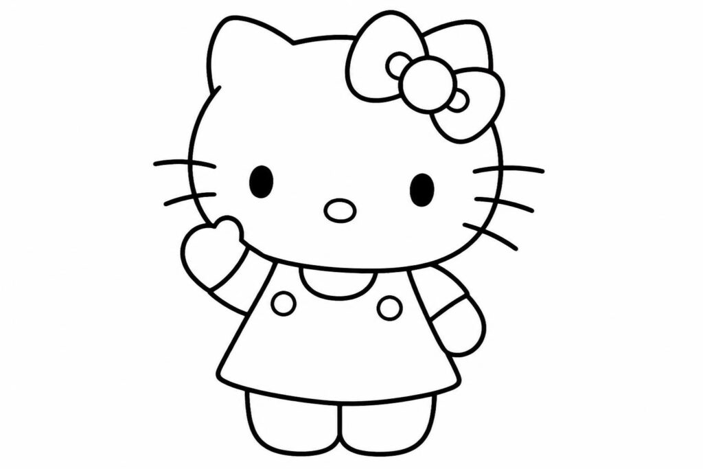 téléchargez et imprimez gratuitement des dessins hello kitty à colorier, adaptés à tous les âges pour des moments créatifs et ludiques.