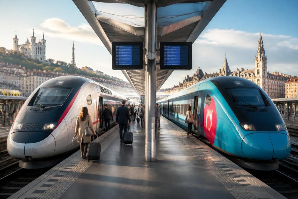 découvrez les horaires, tarifs et trajets en direct des tgv entre lyon et lille avec inoui et ouigo. planifiez facilement votre voyage rapide et économique.