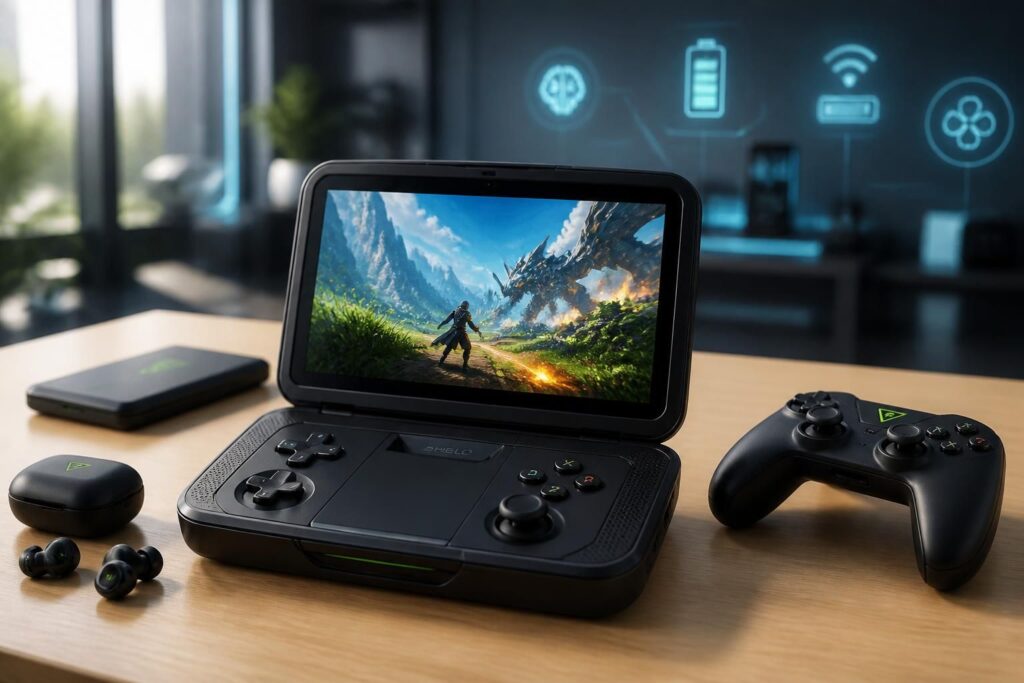 découvrez la date de sortie et les caractéristiques complètes de la console nvidia shield handheld, la plateforme de jeu portable alliant puissance et mobilité.
