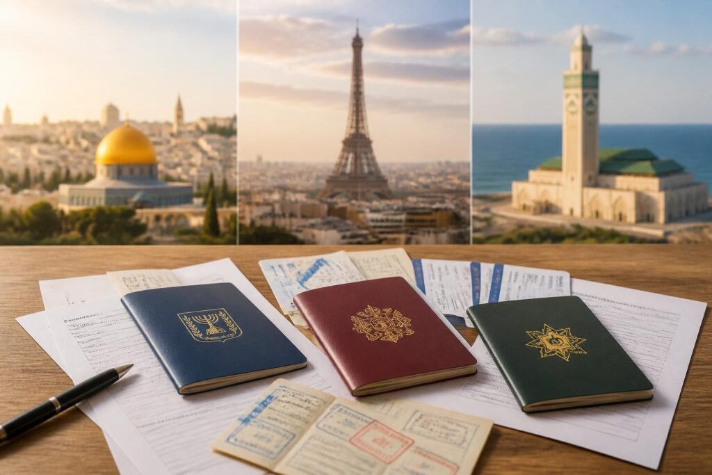 découvrez toutes les informations officielles sur le visa israël pour la france et le maroc : démarches à suivre, tarifs, et conseils pratiques pour votre voyage.