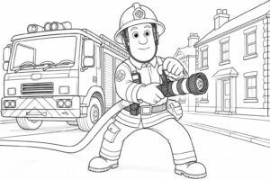 téléchargez et imprimez gratuitement des coloriages de pompier sam pour enfants, parfaits pour développer leur créativité et leur amour des héros du quotidien.