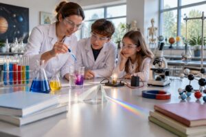 découvrez le programme de physique-chimie intégrée et accédez à des ressources scolaires pour accompagner les apprentissages et réviser efficacement.