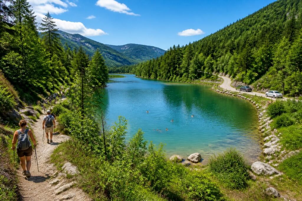 découvrez le lac vert dans les vosges : plages pour la baignade, sentiers de randonnée pittoresques et accès facile en voiture pour une escapade nature réussie.
