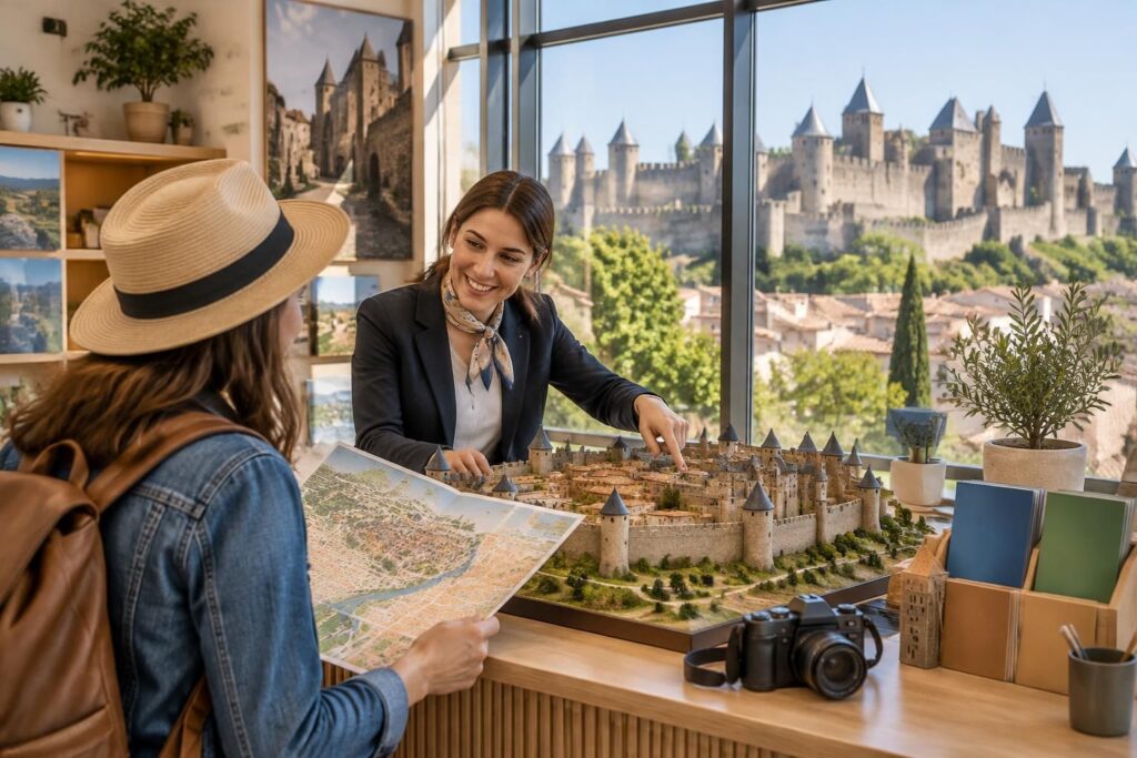 préparez votre visite à carcassonne : horaires et contacts de l’office de tourisme, conseils pratiques et bons plans pour découvrir la cité.