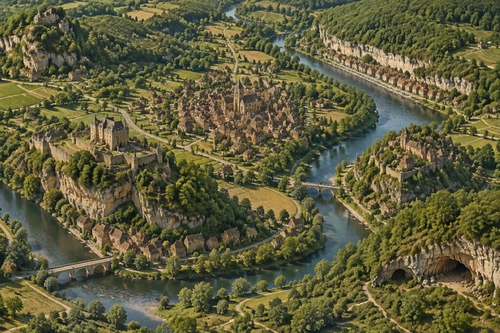 explorez la carte touristique du périgord noir pour repérer les sites incontournables, organiser vos visites et préparer un séjour inoubliable.