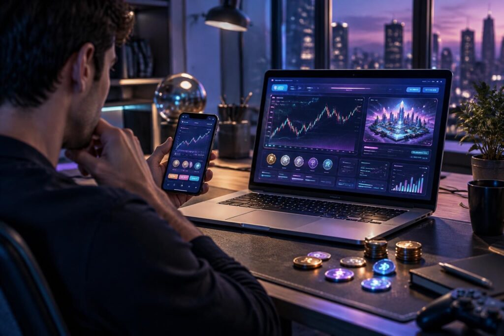 découvrez des jeux crypto pour simuler l’investissement, explorer la blockchain et tenter de gagner des récompenses tout en apprenant.