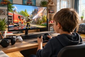 découvrez une sélection de jeux de pompier gratuits pour enfants, à jouer sur pc et consoles : interventions, sauvetages et aventures au programme.